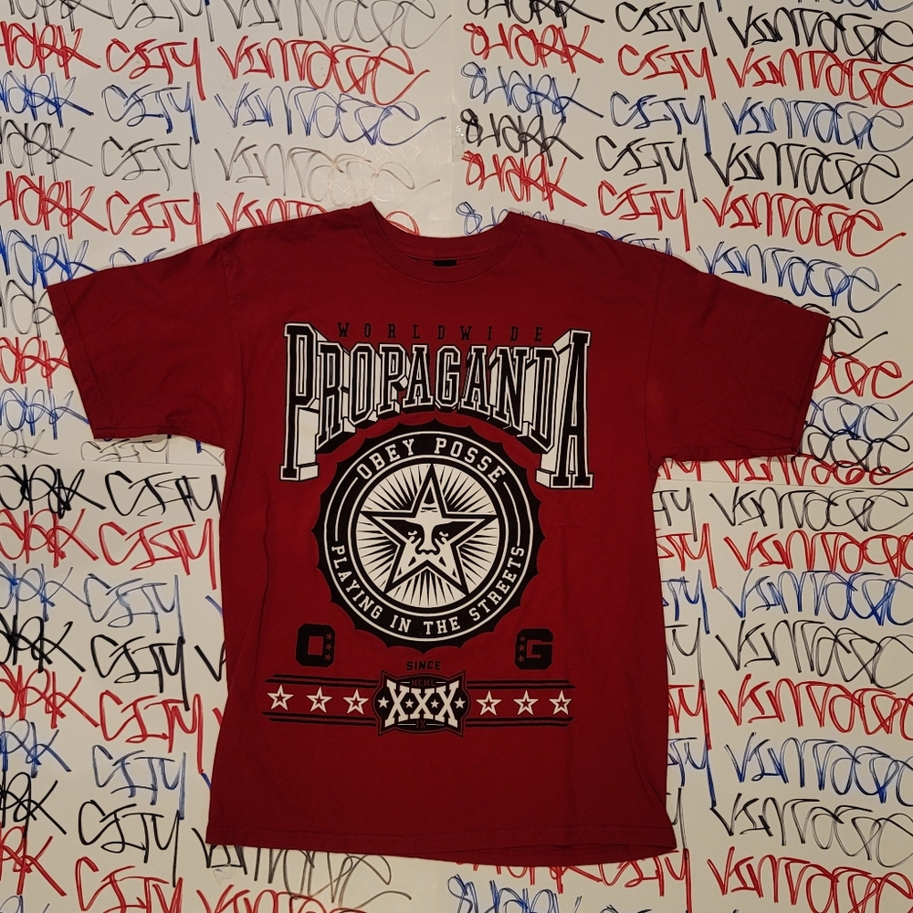 Obey Worldwide T Shirt Medium - Picture 4 of 4